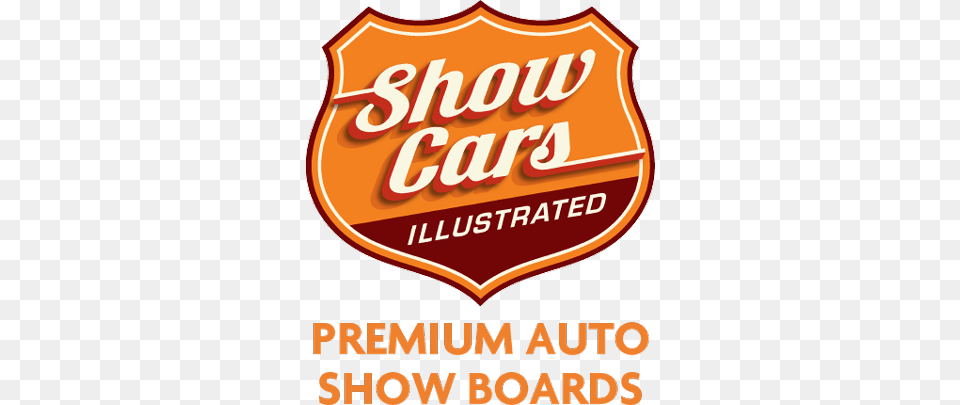 Show Cars Illustrated Car, Logo, Advertisement, Badge, Symbol Free Transparent Png