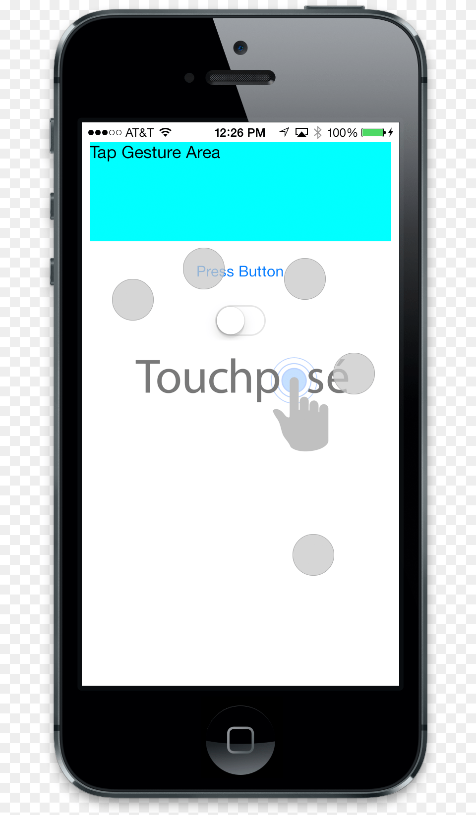 Show Finger Touches With Reflector Or Iphone Demos Screen, Electronics, Mobile Phone, Phone Png Image