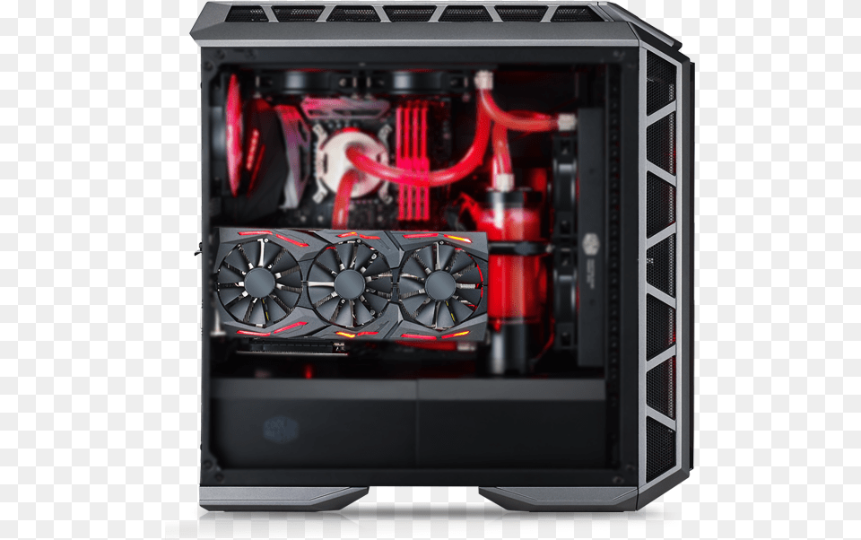 Show Off Your Graphics Card Cooler Master Mastercase H500p Rgb Computer Case Mcm H500p Mgnn, Computer Hardware, Electronics, Hardware, Machine Free Png