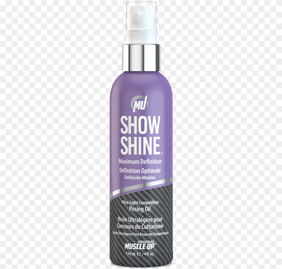 Show Shine Muscle Juice Competition Posing Oil Maximum Definition, Bottle, Cosmetics, Perfume Free Transparent Png