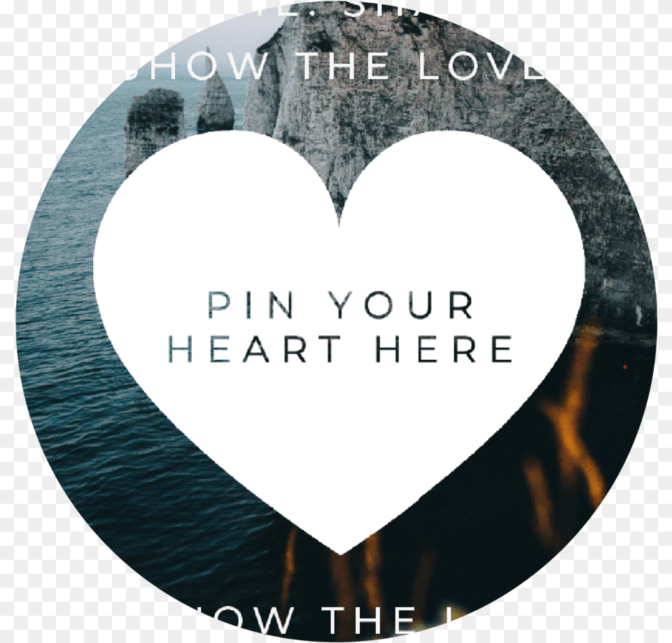 Show The Love Postcard Heart Free Transparent Png