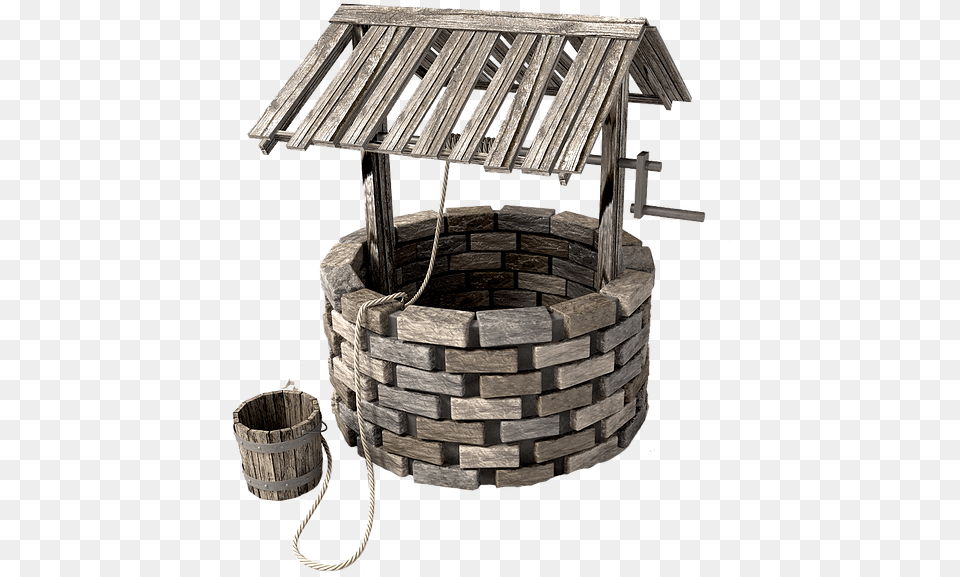 Show The Well Water, Basket, Wood, Outdoors Free Png Download