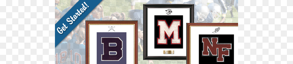Showcase Your Mvp39s Varsity Letter In A Custom Frame Football Players In Action, People, Helmet, Person, American Football Png