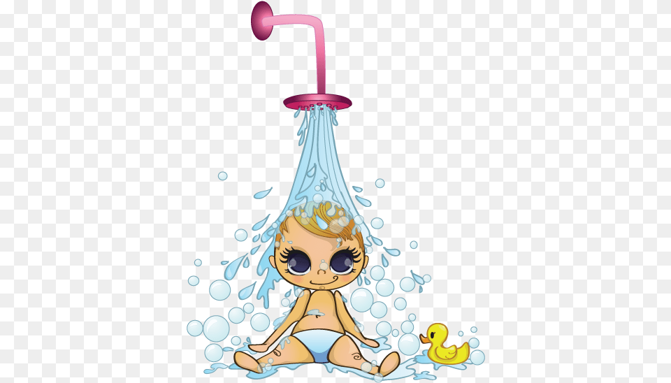 Shower, Baby, Person, Face, Head Free Png Download
