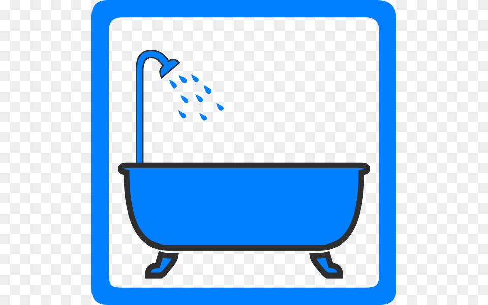 Shower Clip Art, Bathing, Bathtub, Person, Tub Free Png Download