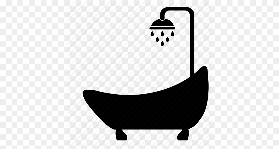 Shower Clipart Shower Room, Bathing, Bathtub, Person, Tub Png Image