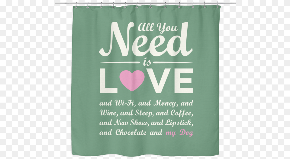 Shower Curtain Heart, Advertisement, Poster, Banner, Text Free Png