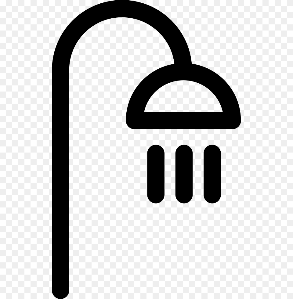 Shower Icon, Stencil Free Png