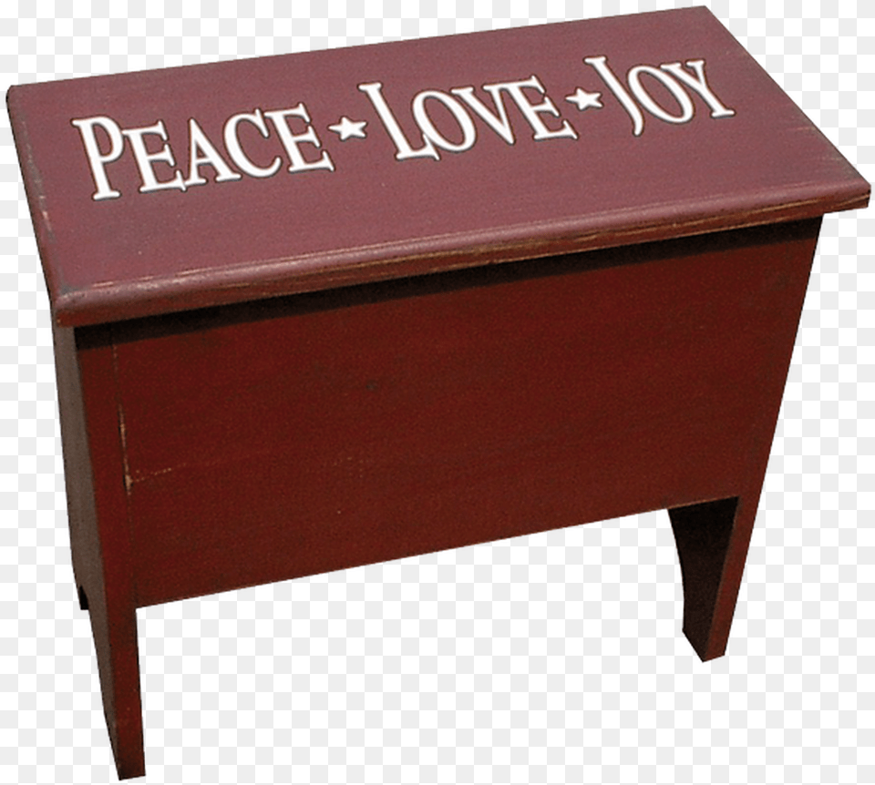 Shown In Old Burgundy With Optional Lettering From, Furniture, Table, Desk, Box Free Png