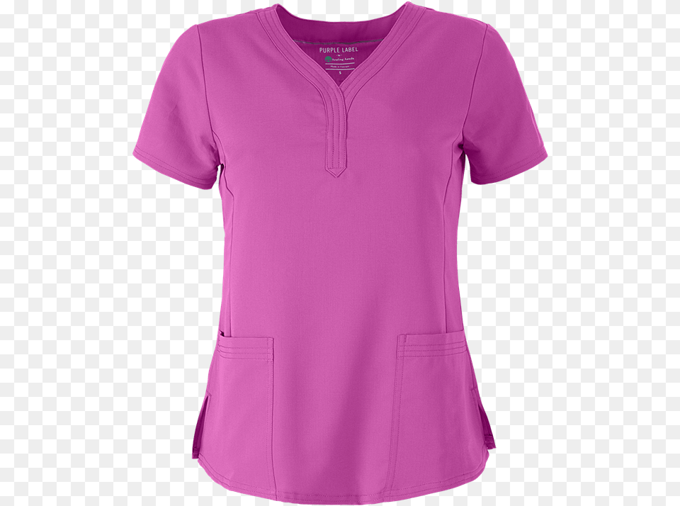 Shown In Orchid Glow T Shirt, Blouse, Clothing, T-shirt, Sleeve Png