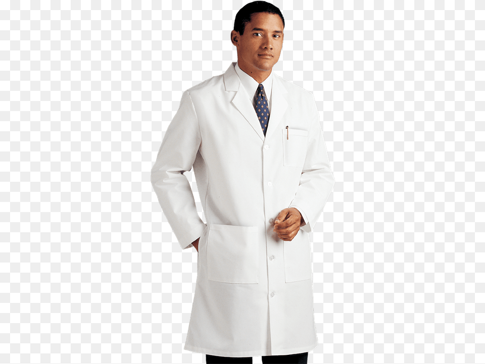 Shown In White Men Lab Coats, Clothing, Coat, Lab Coat, Shirt Free Transparent Png