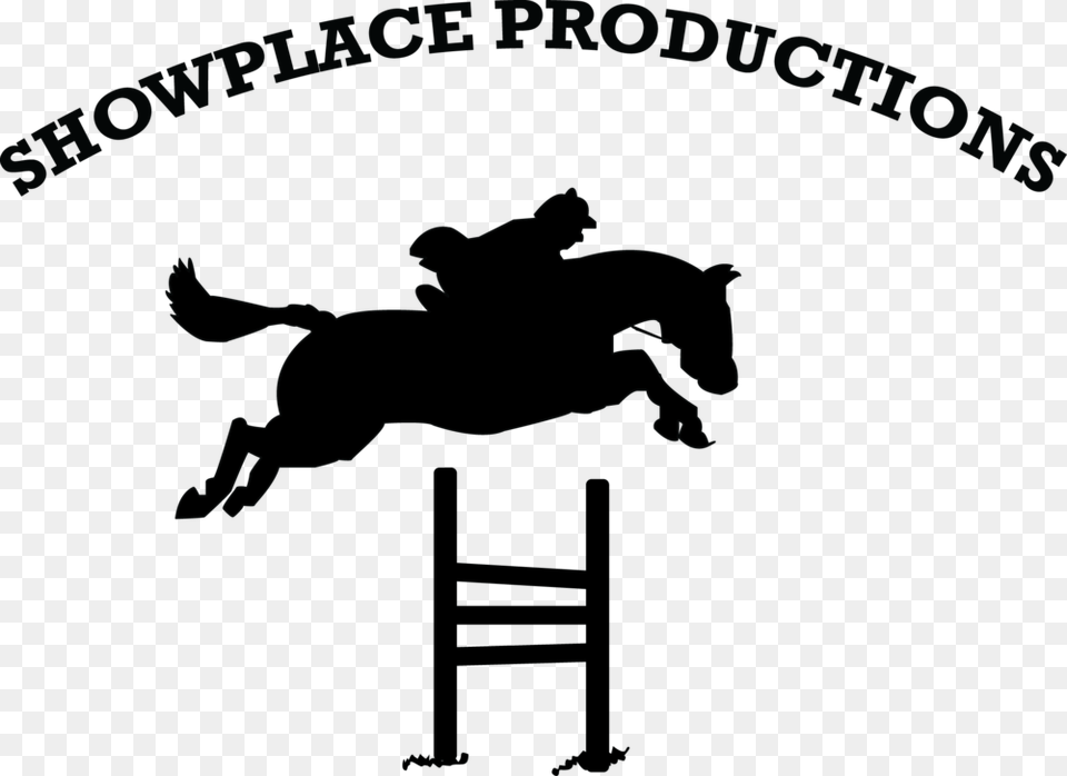 Showplace Logo Show Jumping, Silhouette, Blackboard Free Png Download