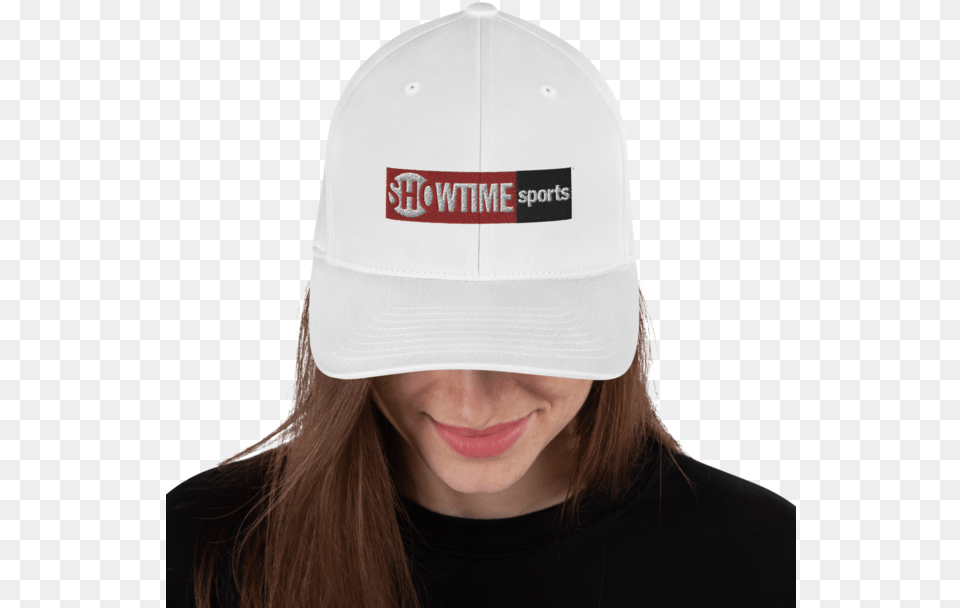 Showtime Sports Red Logo Embroidered Hat Showtime, Baseball Cap, Cap, Clothing, Adult Free Transparent Png