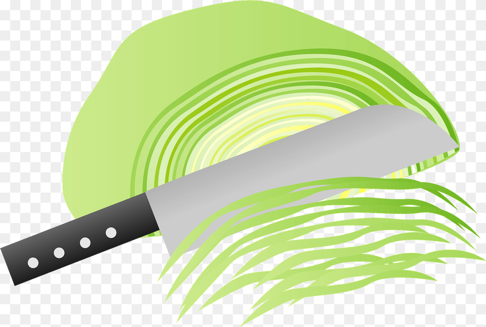 Shred Cabbage Clipart, Weapon, Blade, Food, Leek Free Png Download