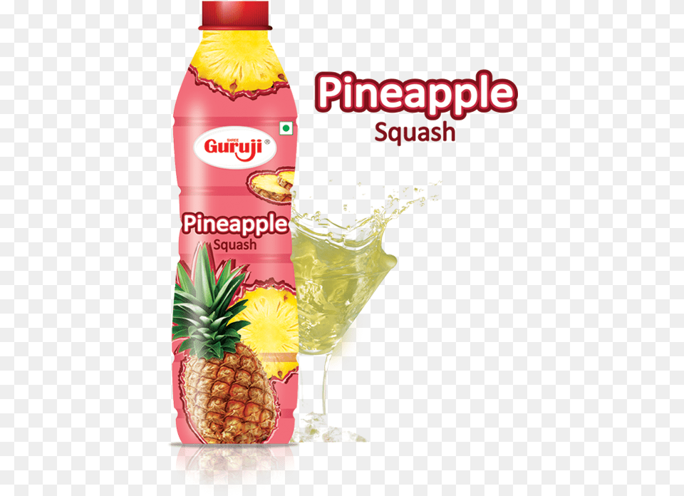 Shree Guruji Pineapple Squash Shree Guruji Lemon Squash, Food, Fruit, Plant, Produce Free Png Download