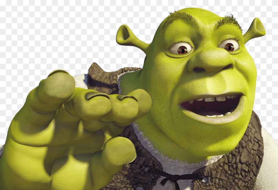 Shrek, Green, Alien, Cartoon, Face Free Png