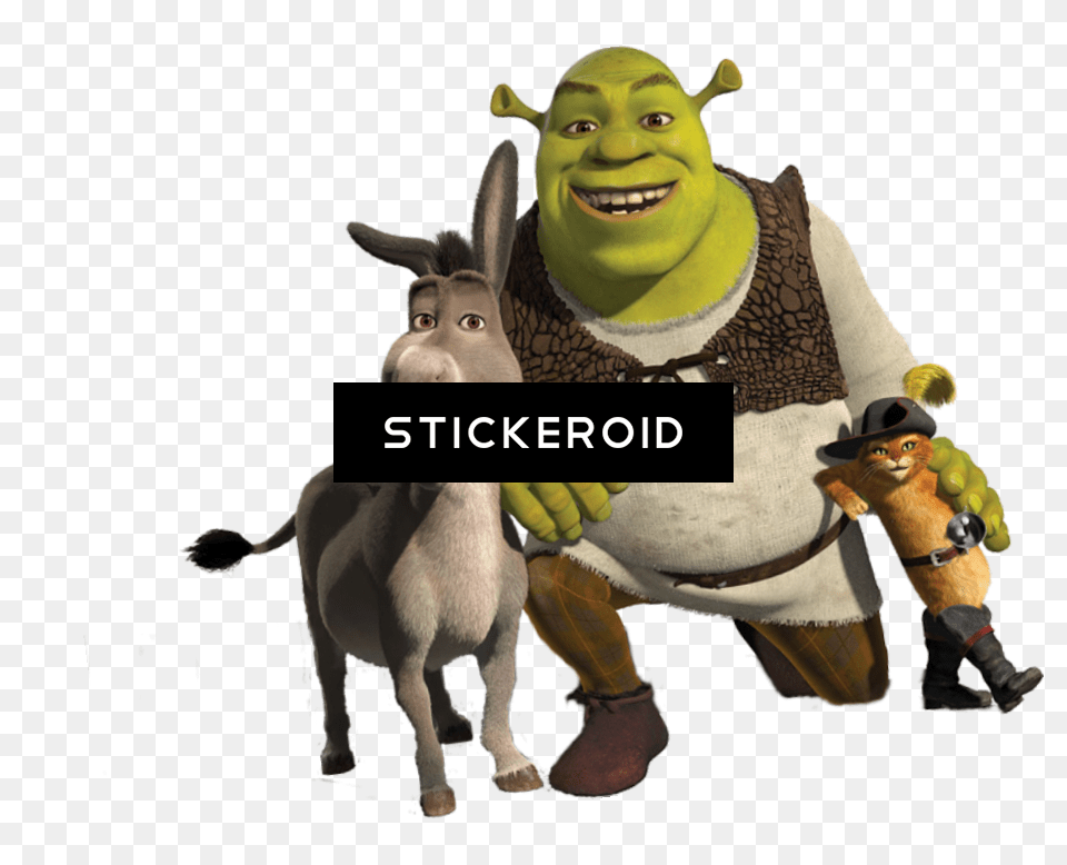 Shrek Actors Heroes Shrek 2 Donkey Puss In Boots, Baby, Face, Head, Person Png