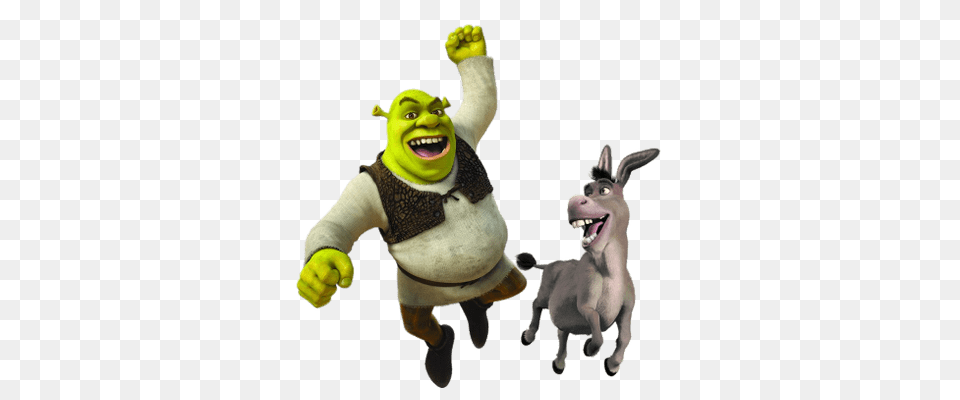 Shrek And Donkey, Baby, Person, Animal, Kangaroo Free Png Download