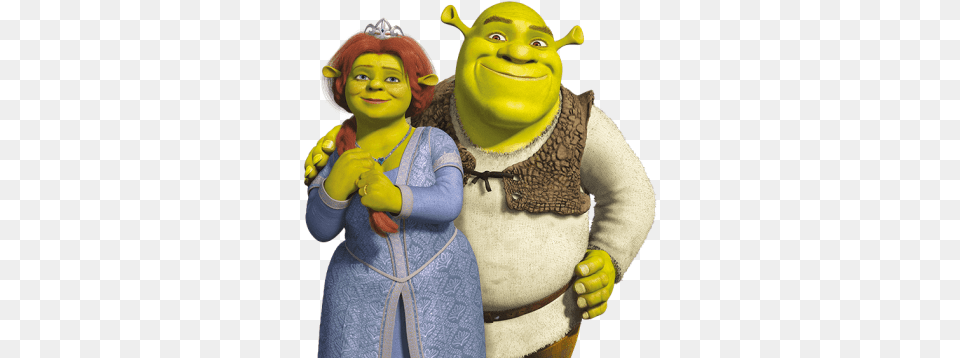 Shrek And Fiona Shrek And Fiona, Adult, Bride, Female, Person Png Image