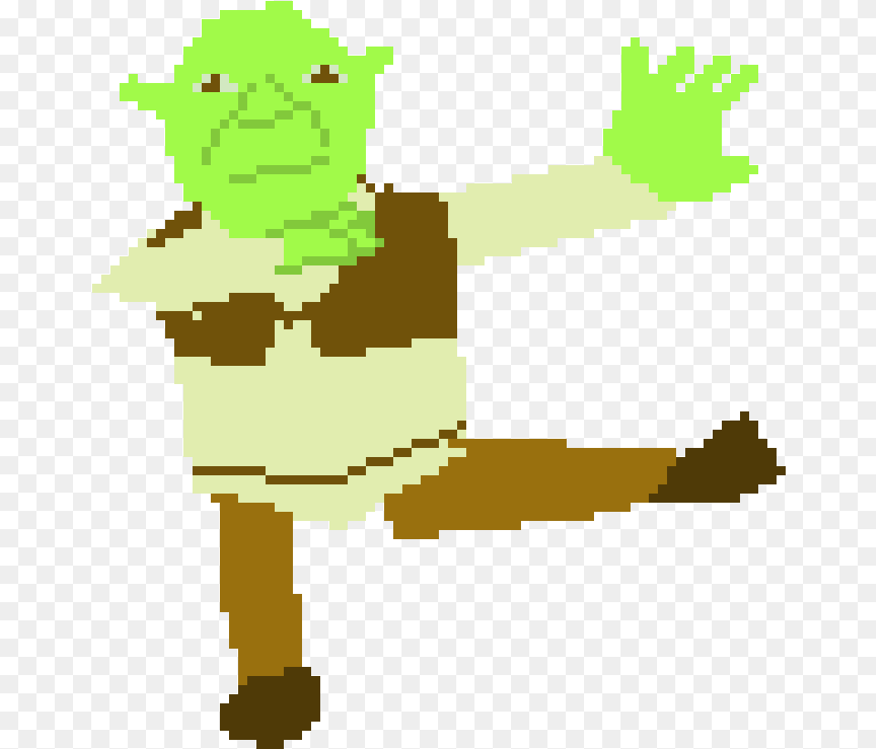 Shrek Dabbing, Animal, Wildlife Free Png