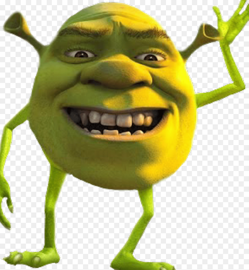 Shrek Dankmemes Aesthetic Perfection Cringe Shrek Dank Memes, Green, Animal, Dinosaur, Reptile Free Png