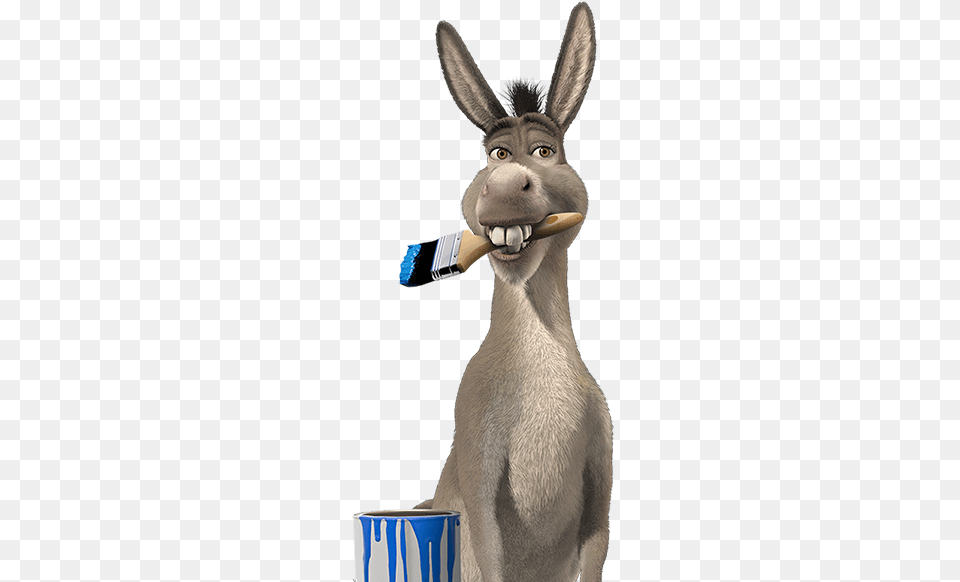 Shrek Donkey And Puss In Boo Donkey From Shrek, Brush, Device, Tool, Animal Free Png
