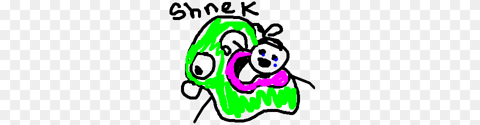 Shrek Eating A Baby, Purple, Person Png Image