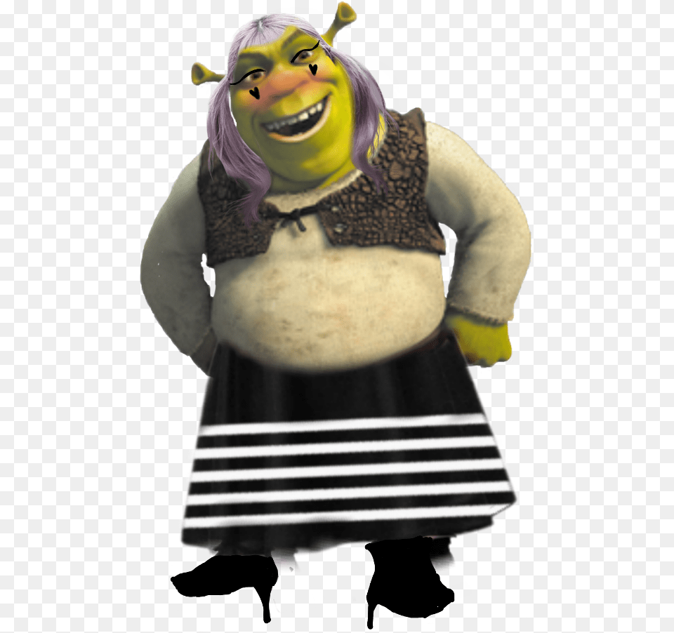 Shrek Egirl Eboy Swamp Transparent Shrek Body, Adult, Female, Person, Woman Free Png Download