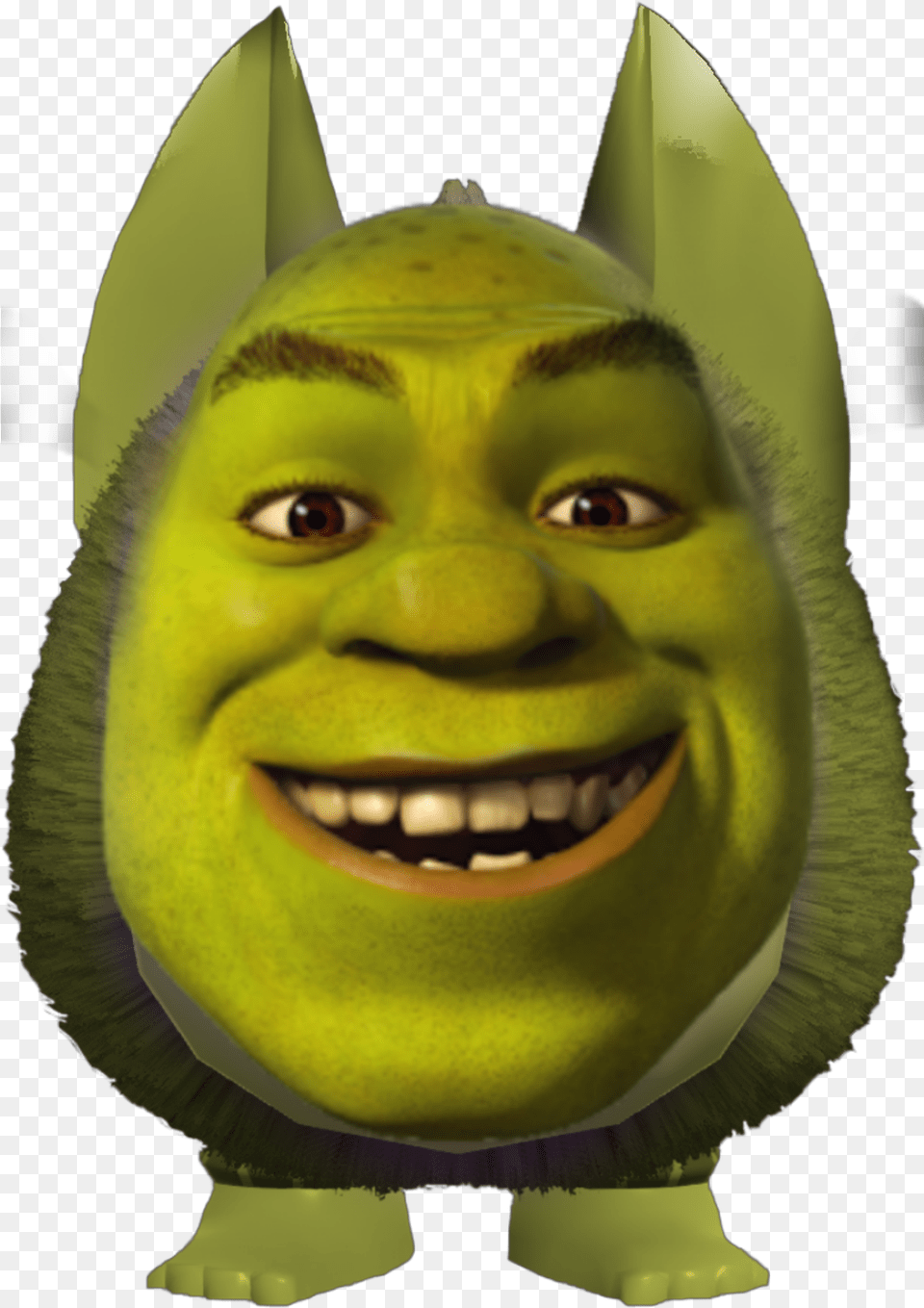 Shrek Emoji Transparent Image Shrek Face, Green, Cartoon, Head, Person Free Png