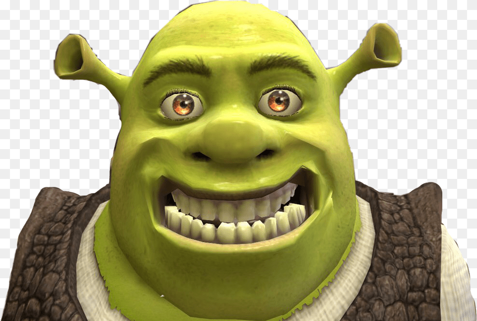 Shrek Funnyfreetoedit Dank Shrek Memes Clean, Toy, Green, Cartoon, Head Free Png