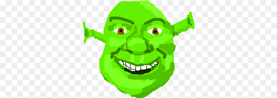 Shrek Is Love Layer Fictional Character, Green, Baby, Person, Face Png Image