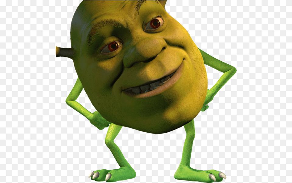Shrek Meme Freeuse Monster Inc, Baby, Person, Face, Head Png Image