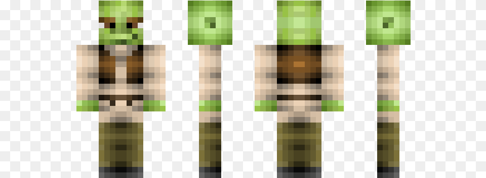Shrek Minecraft Skin Pocket Edition, Person, Weapon Free Png