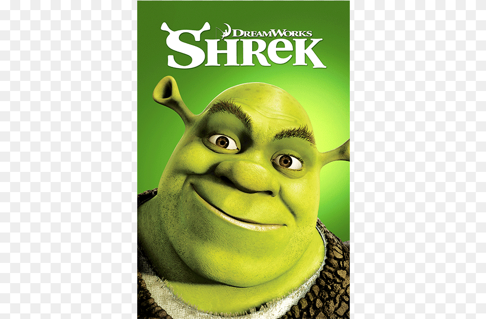 Shrek Movie Poster, Advertisement, Book, Green, Publication Free Png