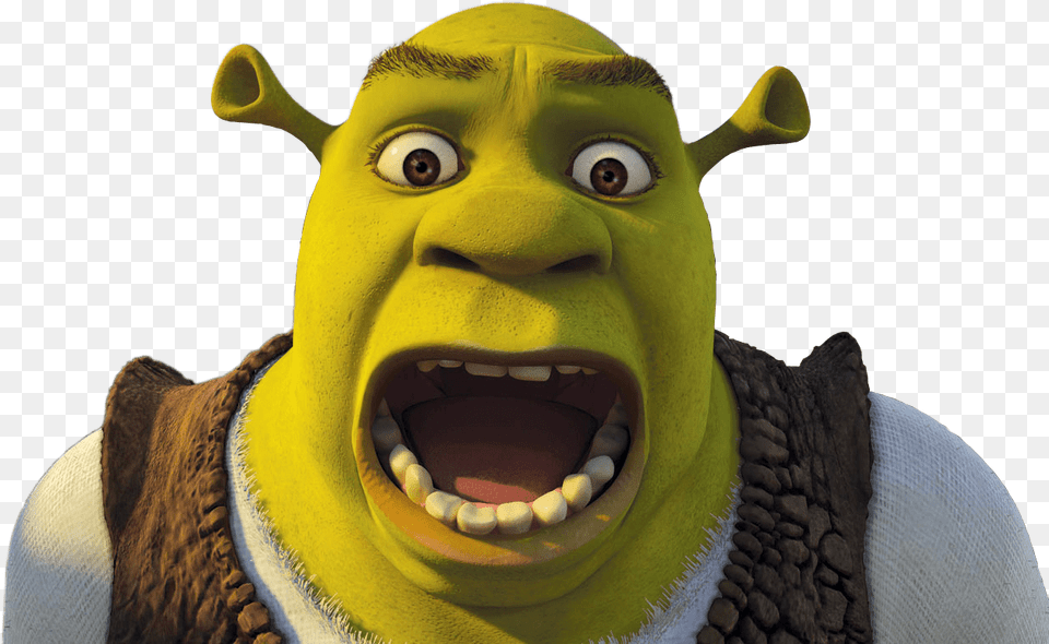 Shrek Open Mouth Stickers Para Whatsapp Shrek, Cartoon, Toy, Animal, Dinosaur Png