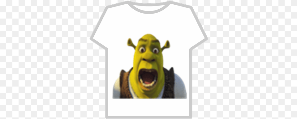 Shrek Roblox T Shirts Baldi, Clothing, T-shirt, Head, Person Free Png Download