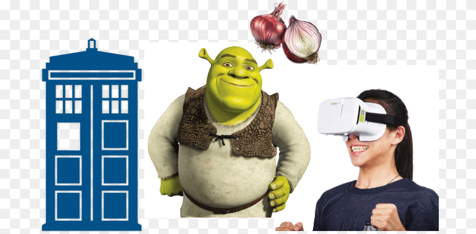 Shrek Shraq, Vr Headset, Baby, Person, Photography Free Transparent Png