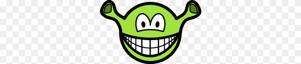 Shrek Smile Smilies, Green Free Png