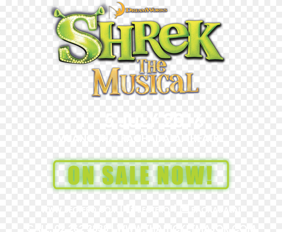 Shrek The Musical 3939 Shrek The Musical Junior Sampler, Advertisement, Poster Free Png Download