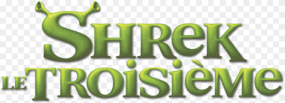 Shrek The Third Graphic Design, Green, Text Png Image