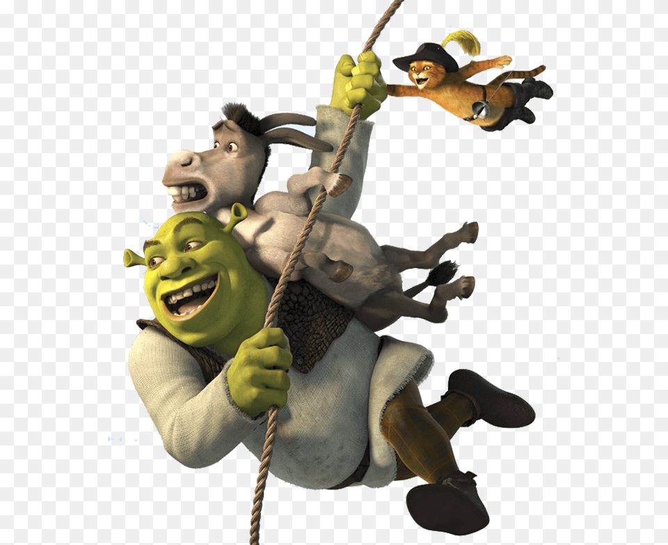 Shrek Transparent Background Shrek And Donkey And Puss, Face, Head, Person, Cartoon Png Image