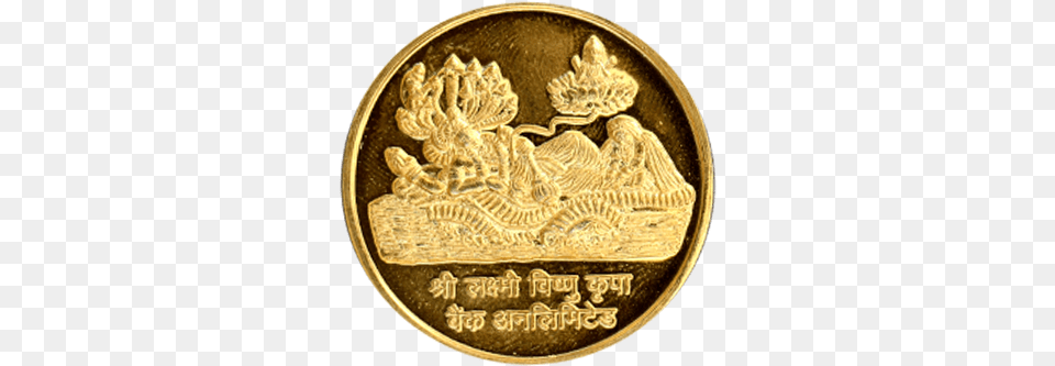 Shri Lakshmi Vishnu Divine Currency Lakshmi, Gold, Coin, Money, Accessories Free Png