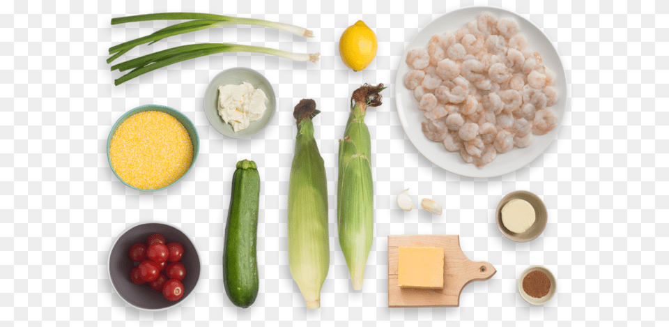Shrimp Amp Two Cheese Grits With Sauted Summer Vegetables Vegetable, Food, Produce, Plant, Squash Png Image