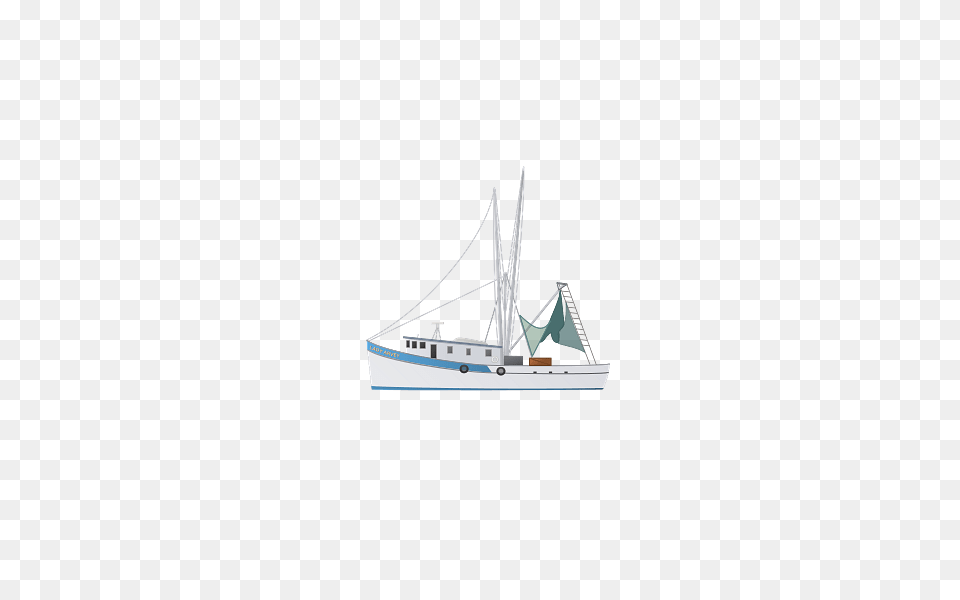 Shrimp Boat, Transportation, Watercraft, Sailboat, Vehicle Free Png
