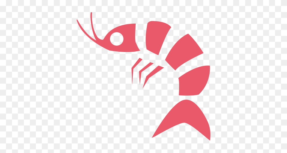 Shrimp Monochrome Lovely Icon With And Vector Format, Animal, Fish, Sea Life, Shark Png Image