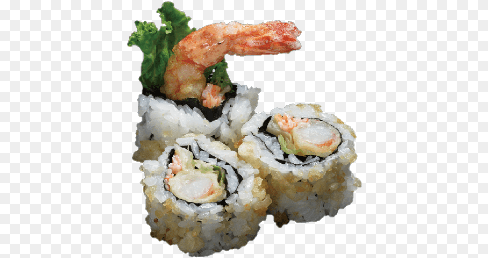 Shrimp Tempura Roll Shrimp Tempura Sushi, Dish, Food, Meal, Grain Free Transparent Png