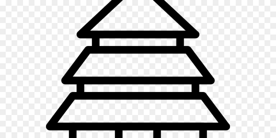 Shrine Clipart Klenteng, Gray Png Image