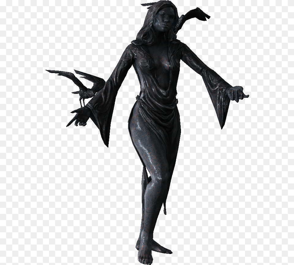 Shrineofnocturnal Elder Scrolls Nocturnal Statue, Person, Face, Head, Alien Png