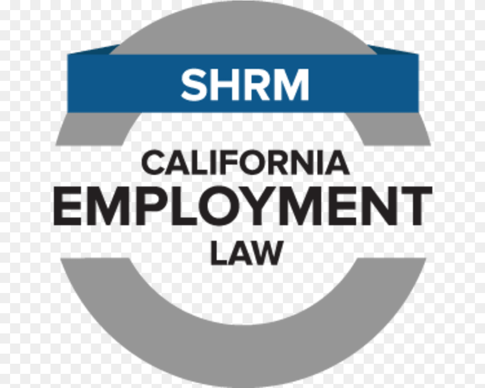 Shrm Micro Credential Ca Employ Law Circle, Logo, Disk Free Png Download