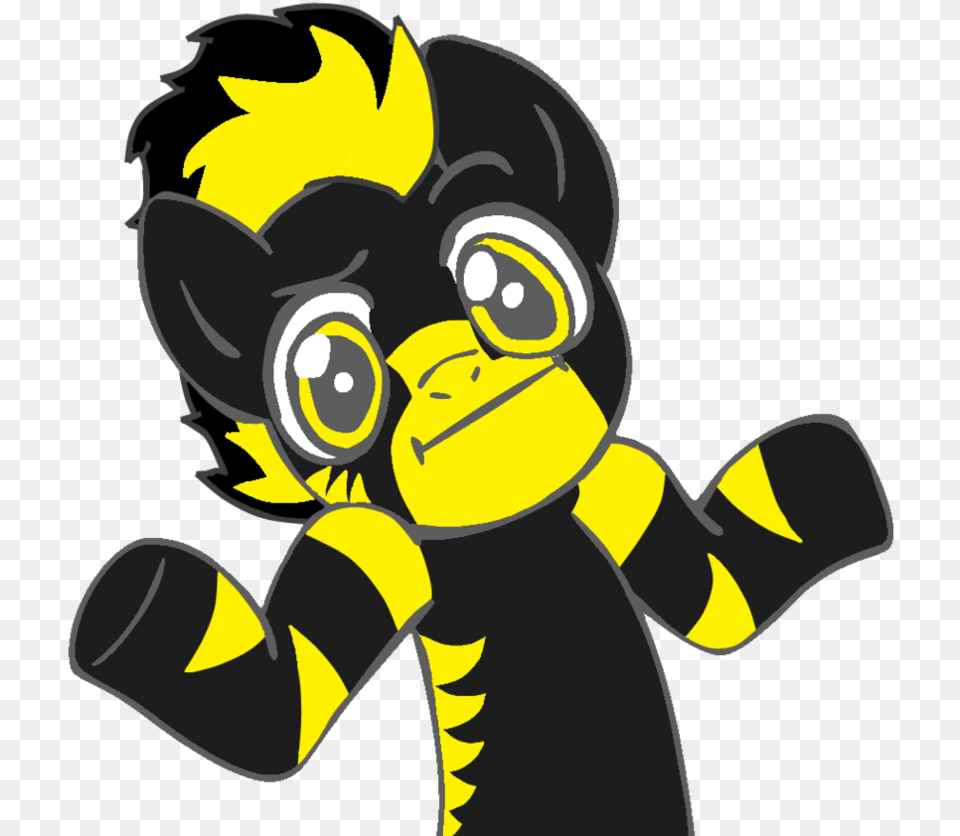 Shrug Oh Well Emoticon Cartoon, Animal, Bee, Insect, Invertebrate Free Png Download